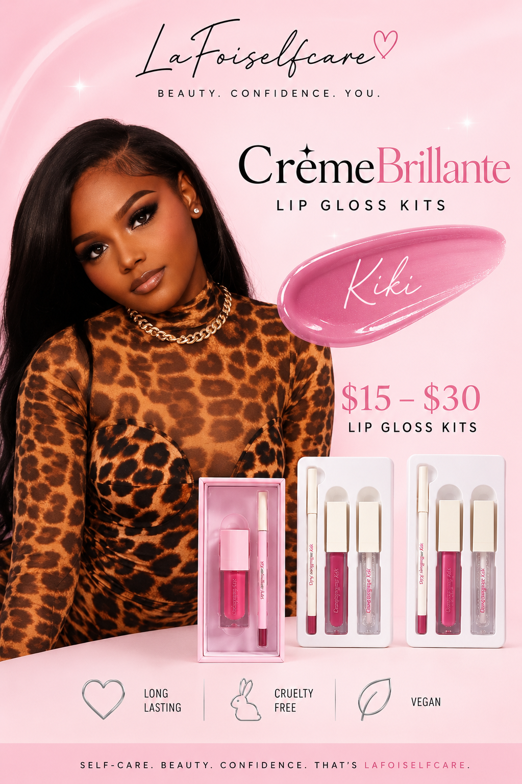 LaFoiselfcare — Beauty. Confidence. You. Crème Brillante Lip Gloss Kits $15–$30